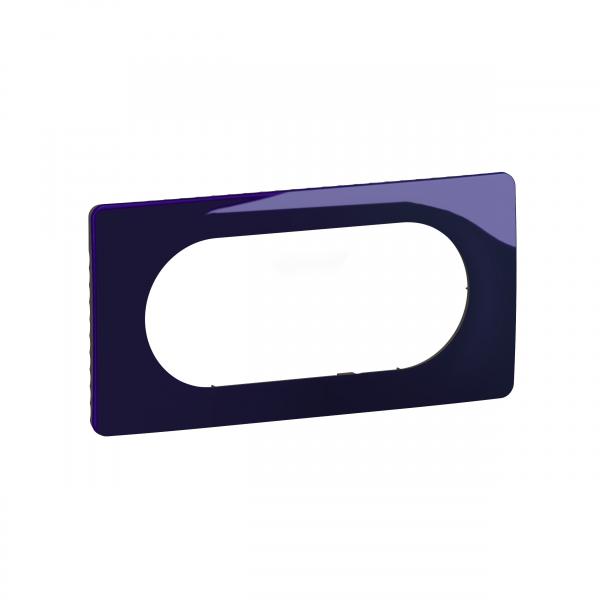 Photo Plaque de finition nouveau Cliane 4  5 modules - Bleu de Four | Ref : CP0308