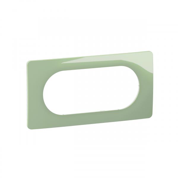 Photo Plaque de finition nouveau Cliane 4  5 modules - Vert Cladon | Ref : CP0508