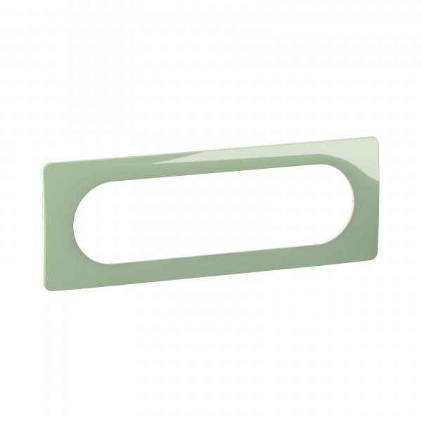 Photo Plaque de finition nouveau Cliane 6  8 modules - Vert Cladon | Ref : CP0511