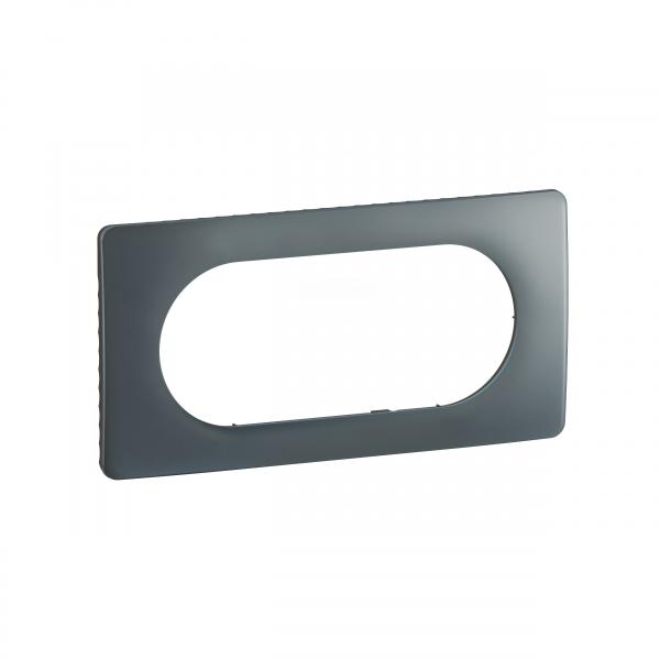 Photo Plaque de finition nouveau Cliane 4  5 modules - Bleu Orage | Ref : CP0908