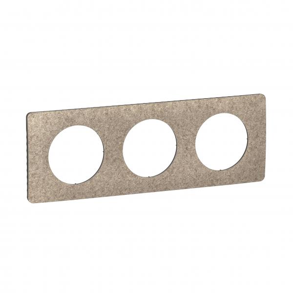 Photo Plaque de finition nouveau Cliane 3 postes - Feutre | Ref : CP1503