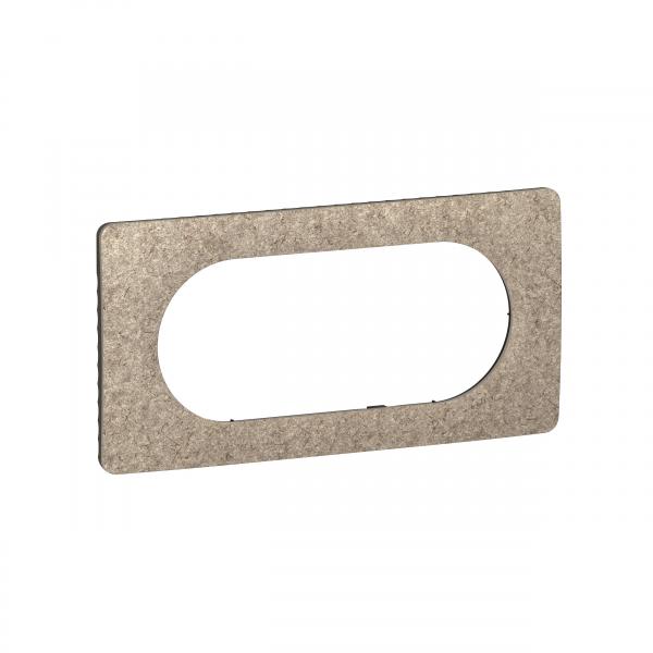 Photo Plaque de finition nouveau Cliane 4  5 modules - Feutre | Ref : CP1508