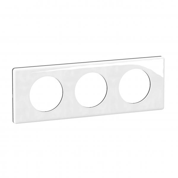 Photo Plaque de finition nouveau Cliane 3 postes - Porcelaine de Limoges | Ref : CP2303