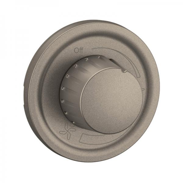 Photo Enjoliveur inter variateur ventilateur de plafond nouveau Cliane - Titanium | Ref : CT0015