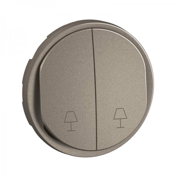 Photo Enjoliveur commande lampes de chevet nouveau Cliane - Titanium | Ref : CT0023