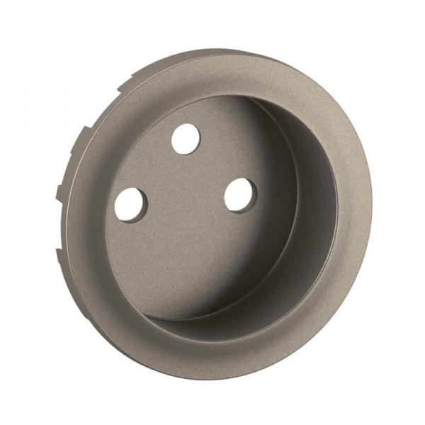 Photo Enjoliveur prise 2P+T  puit bornes  vis nouveau Cliane - Titanium | Ref : CT0116