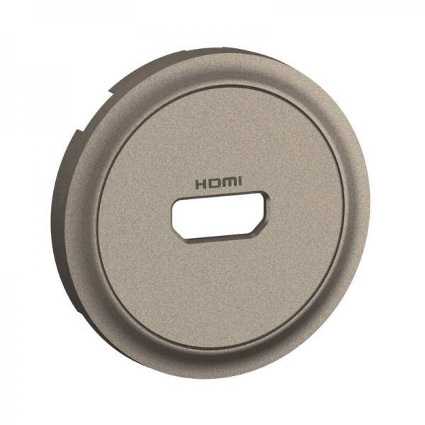 Photo Enjoliveur prise audio vido HDMI prconnectorise nouveau Cliane - Titanium | Ref : CT0314
