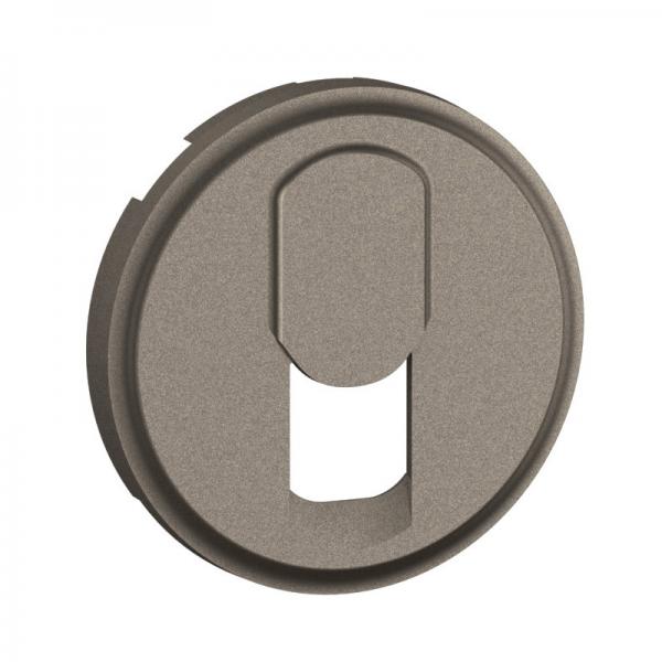 Photo Enjoliveur prise tlphone RJ45 nouveau Cliane - Titanium | Ref : CT0340