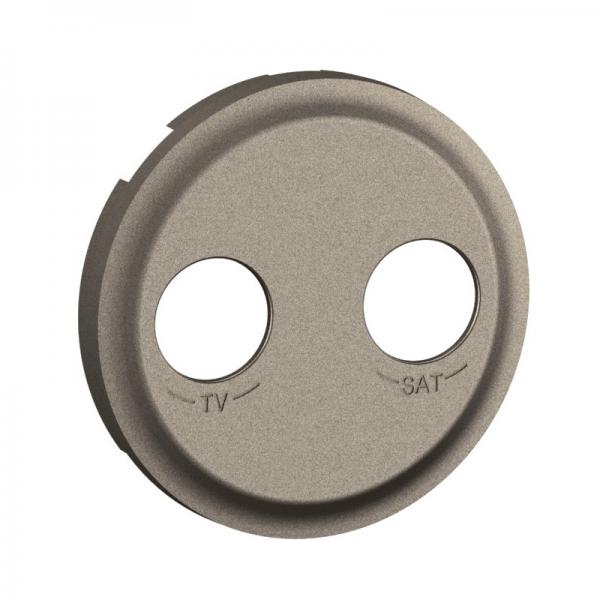 Photo Enjoliveur prise TV-SAT nouveau Cliane toile blinde - Titanium | Ref : CT0392