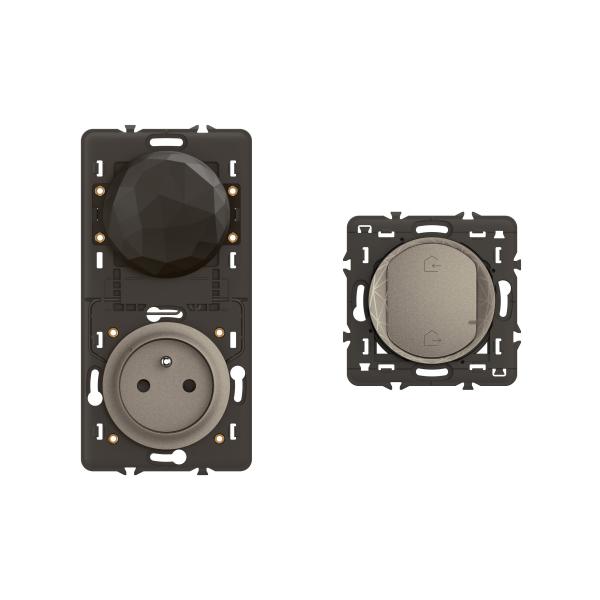 Photo Pack de dmarrage nouveau Cliane with Netatmo pour installation connecte - Titanium | Ref : CT0443