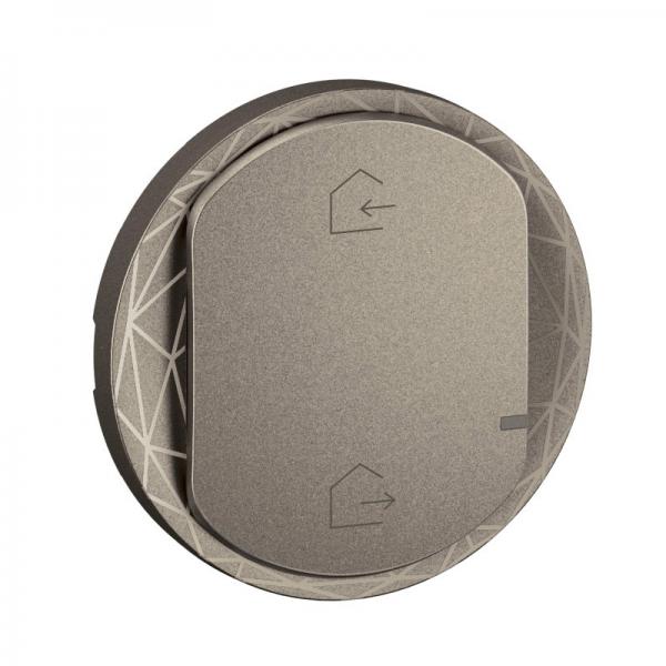 Photo Enjoliveur commande Départ/Arrivée sans fils nouveau Céliane with Netatmo - Titanium | Ref : CT1400