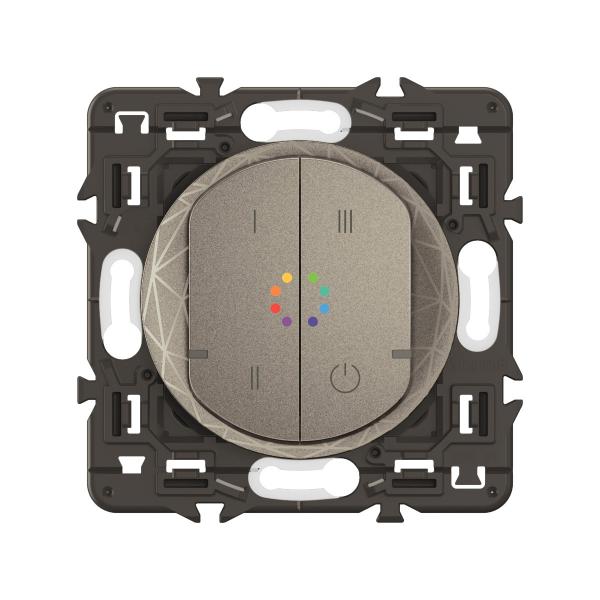 Photo Commande filaire ambiances couleurs Céliane with Netatmo - Titanium | Ref : CT2419