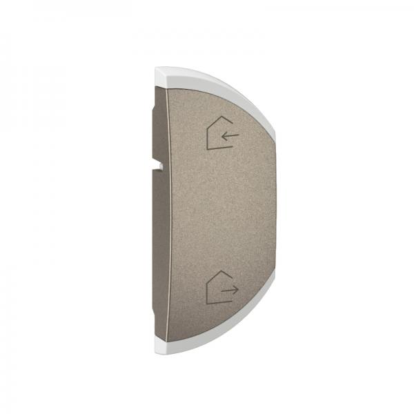 Photo Enjoliveur demi-touche Cliane Dpart Arrive montage droite -Titanium | Ref : CT3501