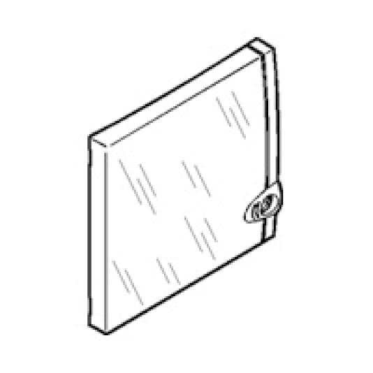 Vignette 2 produit Porte IP40 IK07 pour coffret capacit mini 8  9 modules - transparente | Ref : 001338