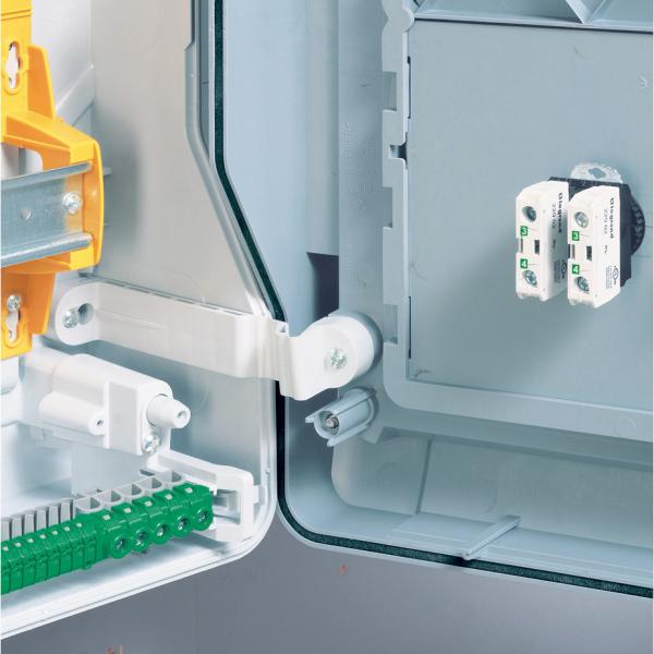 Vignette 2 produit Jeu de 2 charni�res pour coffrets �tanches Plexo� | Ref : 001970