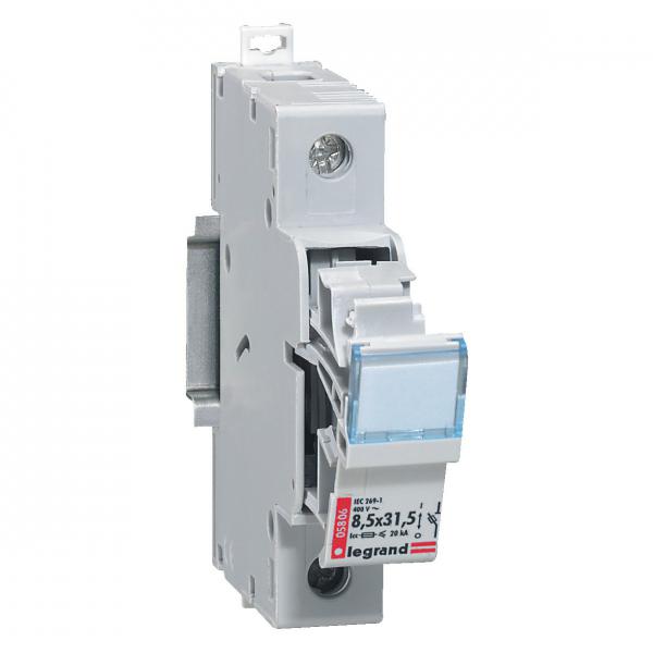 Vignette 2 produit Coupe-circuit sectionneur - 1P - cartouche cylind ind 10x38 - 500 V~ | Ref : 005808