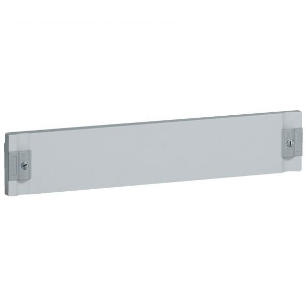 Vignette 2 produit Plastron plein métal 1/4 tour pour coffrets et armoires XL³400 - hauteur 150mm | Ref : 020342