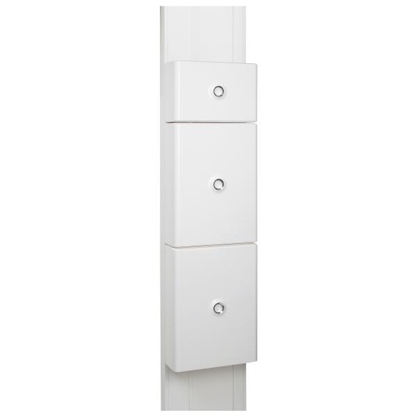 Vignette 2 produit Goulotte GTL complète 3 couvercles DRIVIA 18 PREMIUM 65x355mm - 2,45m à 2,60m | Ref : 030068