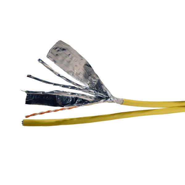 Vignette 2 produit Câble pour réseaux locaux LCS³ catégorie6A F/FTP 2x4 paires torsadées - 500m | Ref : 032798