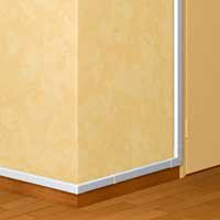 Vignette 2 produit Moulure DLPlus 20x12,5mm - 1 compartiment - longueur 3m - blanc | Ref : 033301