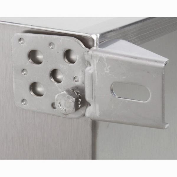 Vignette 2 produit Jeu de 4 pattes fixation murale pour coffret Atlantic inox 304L - charge 300kg | Ref : 036406