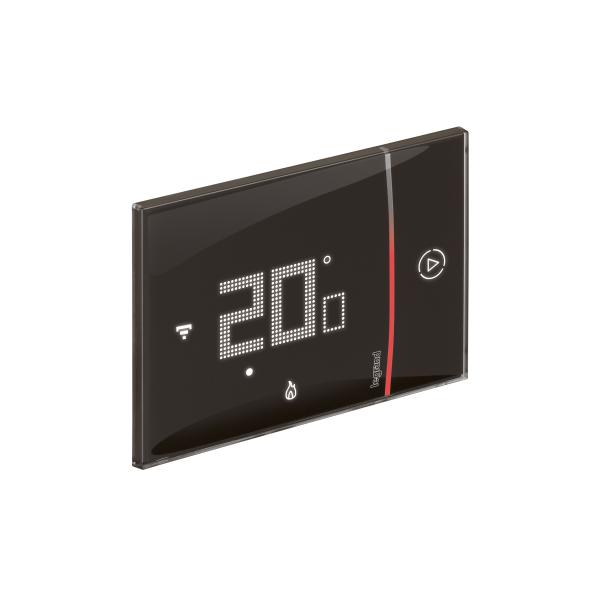 Vignette 2 produit Thermostat Smarther with Netatmo connect  encastrer - noir | Ref : 049039