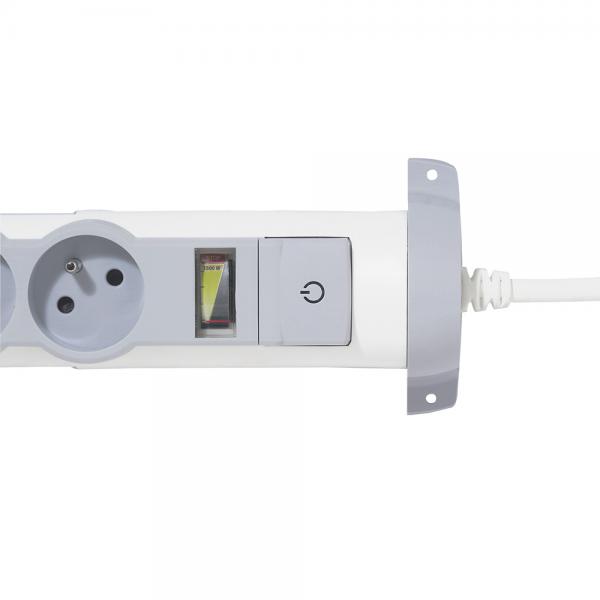 Vignette 2 produit Rallonge multiprise confort et s�curit� - indicateur de surcharge - 6x2P+T | Ref : 050093