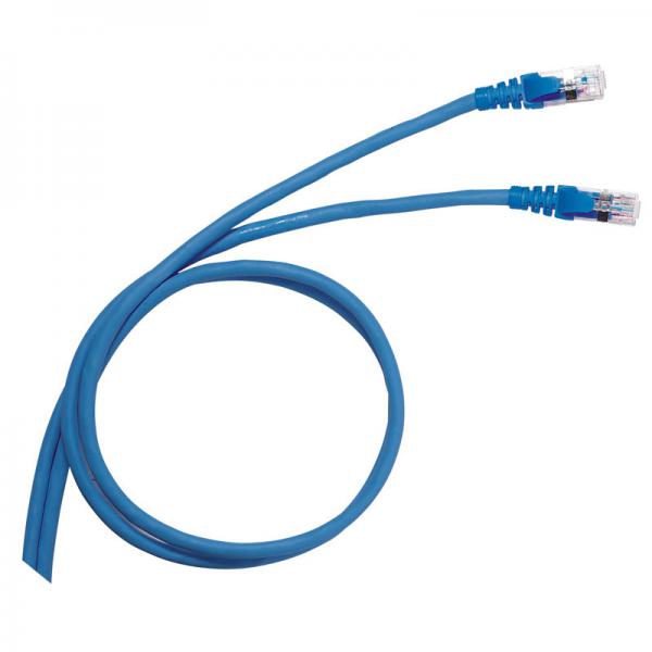 Vignette 2 produit Cordon pour quipement multimdia 2 embouts RJ45  -  longueur 2m | Ref : 051763