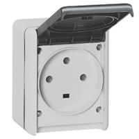 Vignette 2 produit Prise 3P+T 32A Plexo complet IP55 saillie  -  gris | Ref : 055875