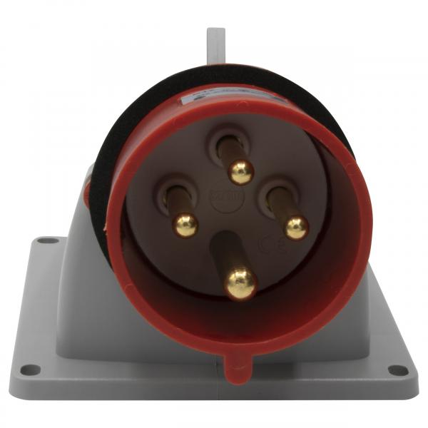 Vignette 2 produit Fiche ou fiche incline saillie P17 IP44 32A  -  380V~  415V~  -  3P+T | Ref : 058288