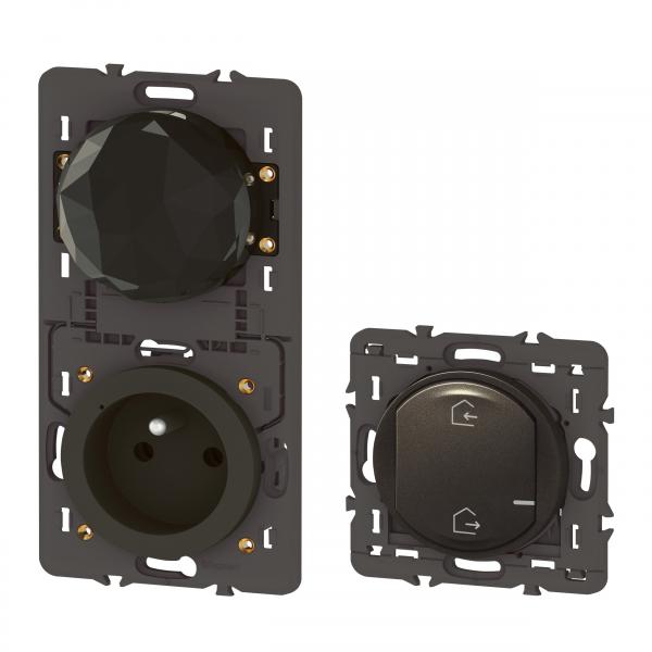 Vignette 2 produit Pack de dmarrage connect Cliane with Netatmo sans plaque graphite | Ref : 064890A