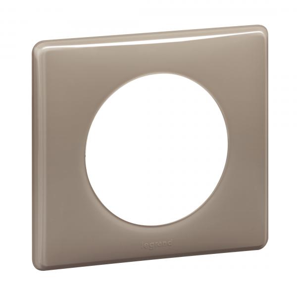 Vignette 2 produit Plaque Cliane Laqu 1 poste  -  finition Galet | Ref : 066611