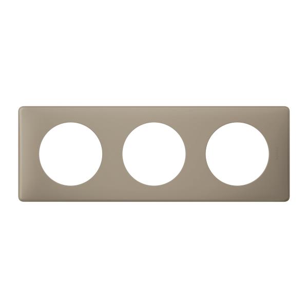 Vignette 2 produit Plaque Cliane Poudr 3 postes  -  finition Grs | Ref : 066723