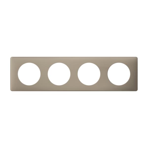 Vignette 2 produit Plaque Cliane Poudr 4 postes  -  finition Grs | Ref : 066724