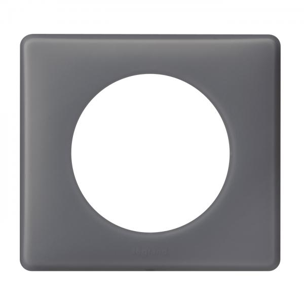Vignette 2 produit Plaque Cliane Poudr 1 poste  -  finition Schiste | Ref : 066731