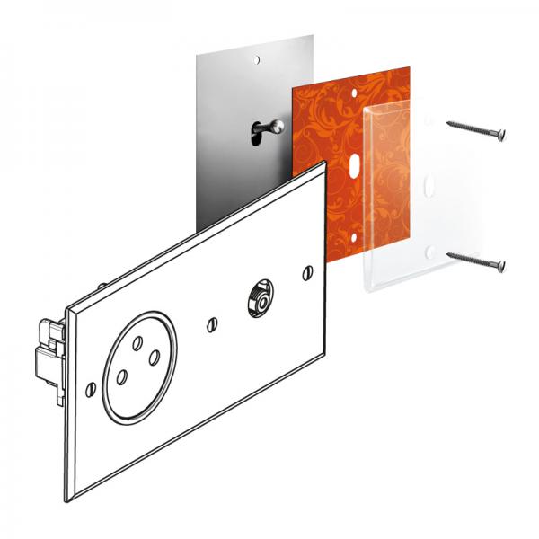 Vignette 2 produit Poussoir  cl 3 positions Cliane inverseur avec arrt 10A 230V | Ref : 067039