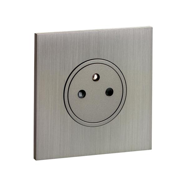 Vignette 2 produit Prise d'aspiration centralise Cliane sans contact livre avec enjoliveur titane | Ref : 067431