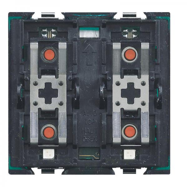 Vignette 2 produit Commande filaire BUS KNX Cliane avec 1 ou 2 touches  4 appuis  quiper d'un ou deux enjoliveurs | Ref : 067571