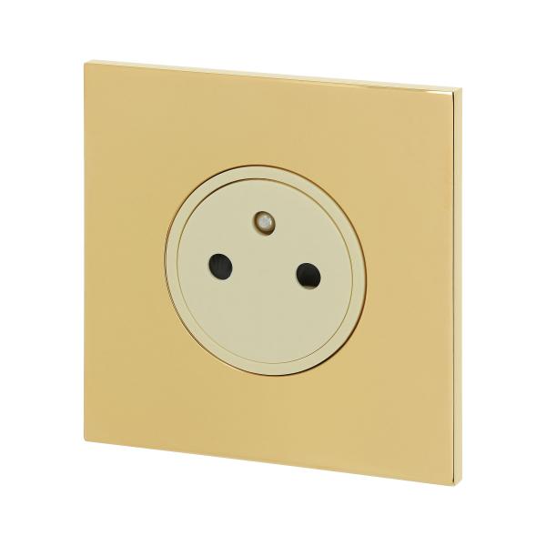 Vignette 2 produit Poussoir inverseur Cliane 6A avec enjoliveur blanc et support | Ref : 067731