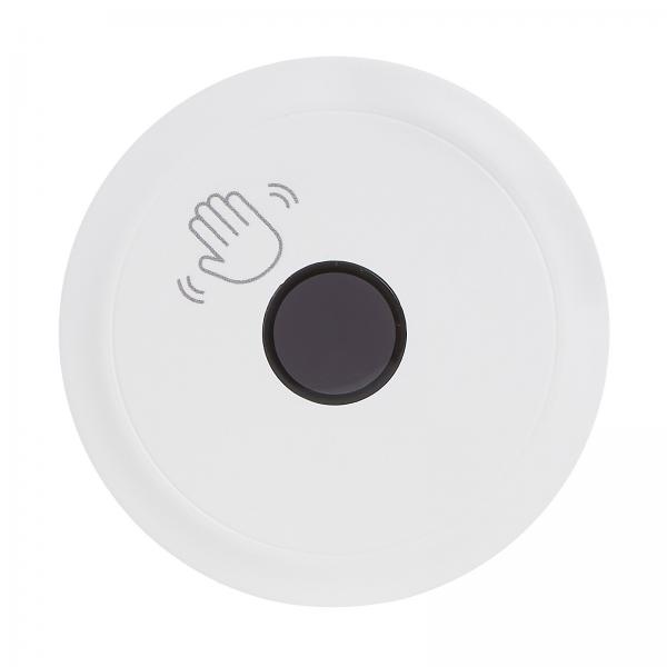 Vignette 2 produit Enjoliveur de finition Cliane pour un interrupteur sans contact rfrence 067040 - finition blanc avec traitement antimicrobien | Ref : 068227