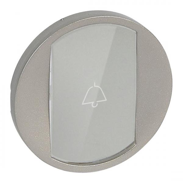 Vignette 2 produit Enjoliveur Cliane pour interrupteur , va - et - vient ou poussoir porte tiquette  -  finition tita | Ref : 068314
