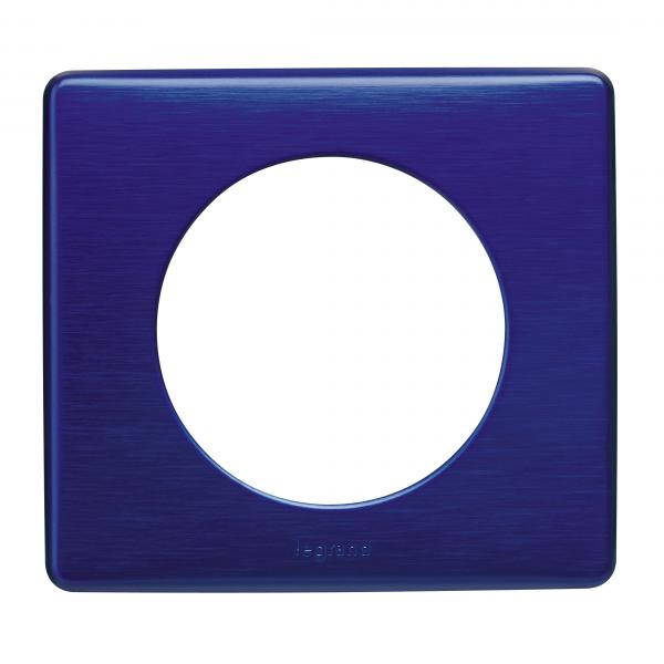 Vignette 2 produit Plaque Cliane Mtal 1 poste  -  finition Nuit d'Encre | Ref : 068781