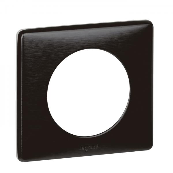 Vignette 2 produit Plaque Cliane Mtal 1 poste  -  finition Carbone | Ref : 068981