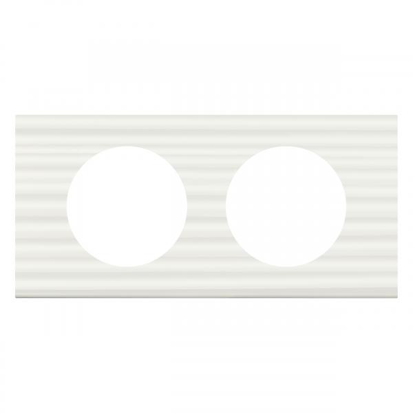 Vignette 2 produit Plaque Cliane Matires 2 postes  -  finition Corian Cannel | Ref : 069012