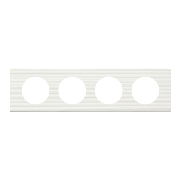 Vignette 2 produit Plaque Cliane Matires 4 postes  -  finition Corian Cannel | Ref : 069014