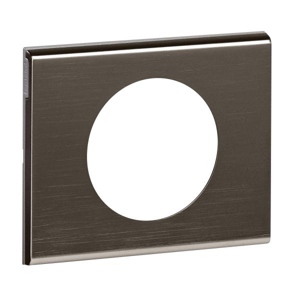 Vignette 2 produit Plaque Cliane Matires 1 poste  -  finition Black Nickel | Ref : 069031