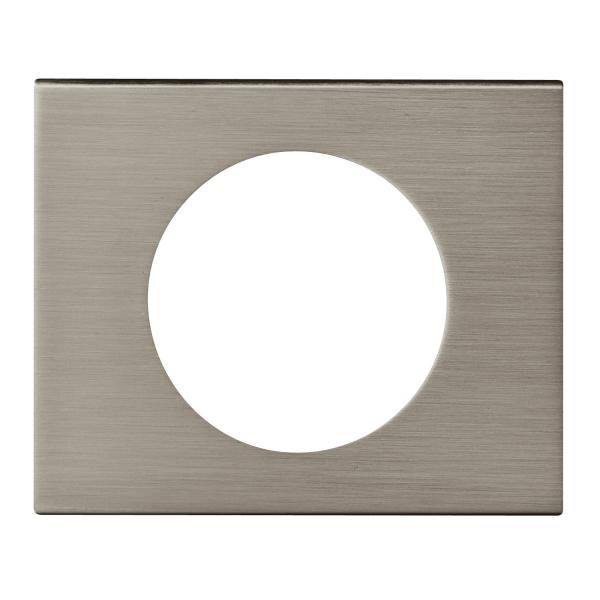 Vignette 2 produit Plaque Cliane Matires 1 poste  -  finition Inox Bross | Ref : 069101
