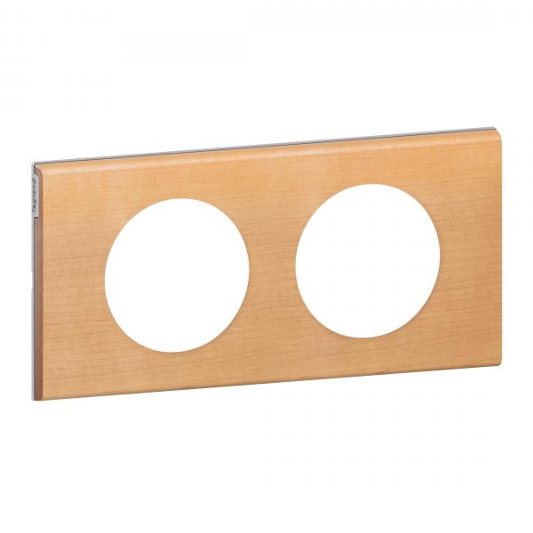 Vignette 2 produit Plaque Cliane Matires 2 postes  -  finition Erable | Ref : 069212
