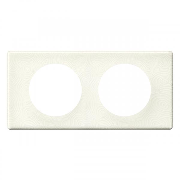 Vignette 2 produit Plaque Cliane Matires 2 postes  -  finition Songe ( porcelaine ) | Ref : 069352