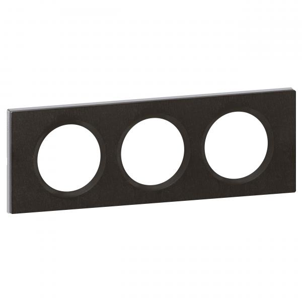 Vignette 2 produit Plaque Cliane Matires 3 postes  -  finition Ardoise | Ref : 069373